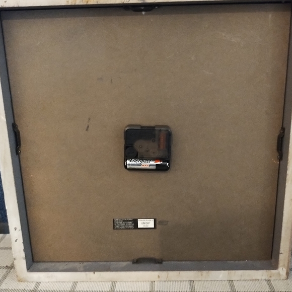 Rutherford Wall Clock London England 14 " Grey Big Sturdy Square Clock - Picture 5 of 7